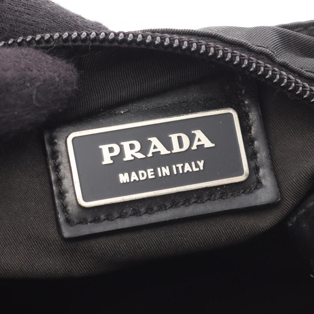 Prada PRADA Shoulder Bag Handbag Nylon Leather Women's Black - Picture 4 of 9